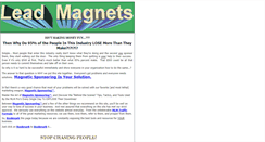 Desktop Screenshot of leadmagnets.com